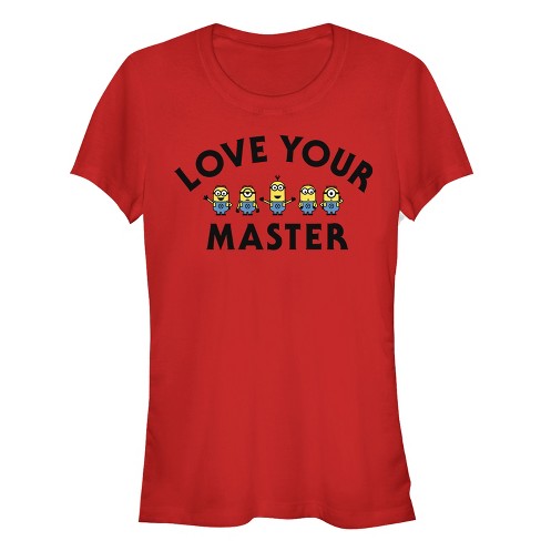 Juniors Womens Despicable Me Minion Love Master T-Shirt - image 1 of 3