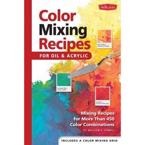 Color Mixing Recipes for Oil & Acrylic - by  William F Powell (Hardcover) - 1 of 1