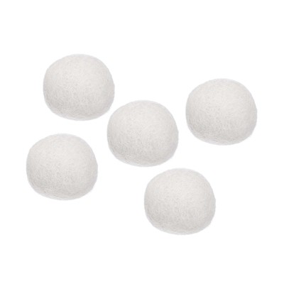 Unique Bargains Home Handcrafts Project DIY Wool Felt Balls Beads 5 Pcs
