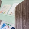 Honey-Can-Do Fabric Book Rack: Multicolor Decorative Bookshelf with 3 Open Shelves, Wood Composite Frame, 38" Height - 4 of 4