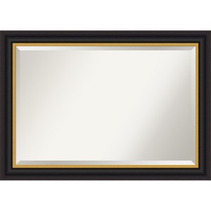 Amanti Art Sierra Beveled Wood Framed Bathroom Vanity Wall Mirror - 1 of 4