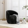 360° Swivel Barrel Accent Chair, Upholstered Lounge Club Armchair for Living Room or Bedroom – Maison Boucle - 2 of 4