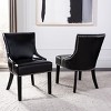 Lotus Kd 19" H Dining Chair With Nail Head Trim (Set of 2) - MCR4700 - Safavieh Couture - 3 of 4