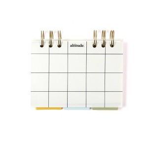 Altitude Index Cards Spiral Pad Cream Grid - 1 of 4