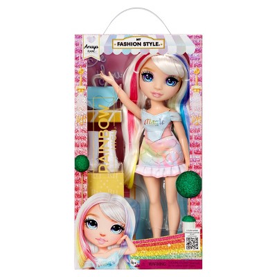 Rainbow High My Fashion Style Amaya, Rainbow 11" Fashion Doll with Statement Outfit, Stylish Handbag