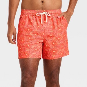 Men's 5'' Swim Trunks with Boxer Brief Liner - Goodfellow & Co™ - 1 of 3