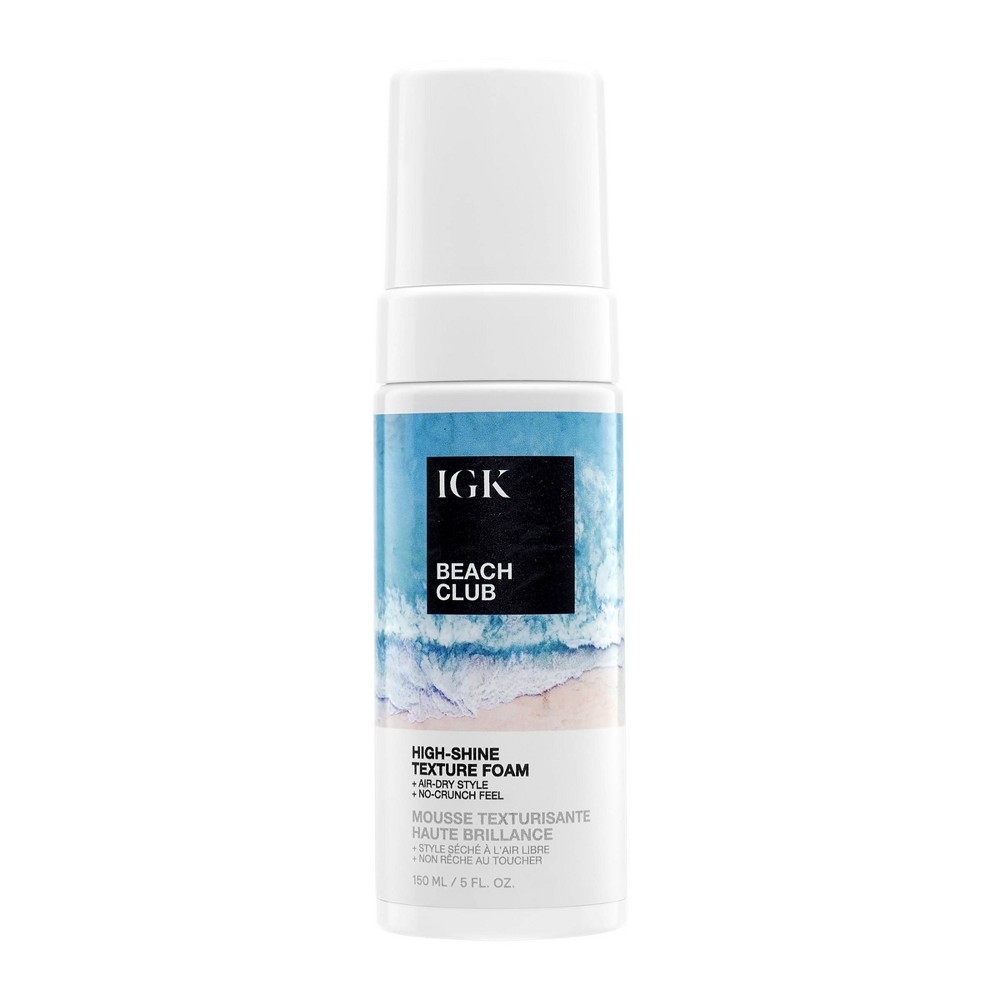 Photos - Hair Styling Product IGK Beach Club High-Shine Air Dry Foam - 5 fl oz - Ulta Beauty