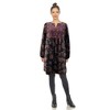 Women's Paisley Floral Embroidered Sweater Dress - 4 of 4