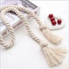 Rustic Braided Rope Curtain Tiebacks (set of 2) - Tree City - 3 of 4