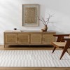 Hauteloom Melva Beige Striped Area Rug - 3 of 3