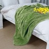 PiccoCasa Soft Warm Flannel Fleece Fuzzy Plush Lightweight Microfiber Bed Blanket - 3 of 4