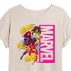 Women's - Marvel - Super Hero Women Sound Effects Oversized Graphic T-Shirt - 2 of 4