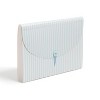 U Brands 13 Pocket Poly Expandable File Folder Muted Prep Stripes - 4 of 4