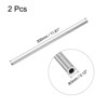 Unique Bargains 304 Stainless Steel Corrosion Resistant Round Industry Tube 2 Pcs - 2 of 4