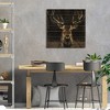 iCanvas 26" x 26" Young Buck Wood Print by Liz Jardine : UV-Cured, Rustic Wall Sign Panel - 2 of 3