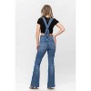 Women's High Waist Tummy Control Top Flare Overall Jeans - Judy Blue - 3 of 4