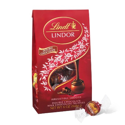 Lindt Lindor Double Chocolate Truffles - 6oz