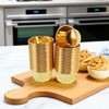 Unique Bargains Checkered Print Disposable Baking Cups Aluminum Foil 2.68"x1.57" 50 Pcs - 2 of 4