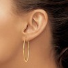 Black Bow Jewelry 1.5mm x 42mm 14k Yellow Gold Polished Round Endless Hoop Earrings - 3 of 4