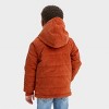 Toddler Corduroy Puffer Jacket - Cat & Jack™ Brown - image 2 of 3