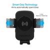 Naztech Smart Grip Wireless Charging Car Mount Black - 3 of 4