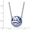 Black Bow Jewelry Sterling Silver New York Islanders NHL Necklace 18 Inch - 2 of 4