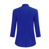 Clearlove Women's Casual Open Front Blazers Shawl Lapel Ruched Long Sleeve Office Lightweight Blazer Jackets with Pockets - 4 of 4