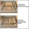 Continental Sleep, 0.75-Inch Heavy Duty Vertical Mattress Support Wooden Bunkie Board/Slats - 2 of 4