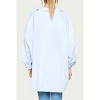 Women's STRIPED BOYFRIEND COTTON-POPLIN SHIRT - Fore - 2 of 2