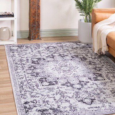 Unique Loom Renaissance Roma Border Washable Indoor Flatweave Woven Area Rug