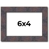 PosterPalooza | Photo Size Slim Profile Brown Frame - UV Acrylic, Foam Board Backing, Hanging Hardware - 2 of 4
