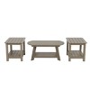 WestinTrends 3-Piece Outdoor Adirondack Coffee Table and Side Table Set - 3 of 4
