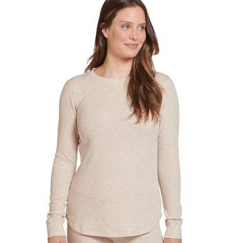 Jockey® Luxe Lounge Brushed Ribbed Cropped Henley