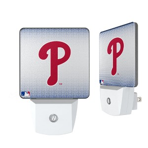 MLB National League Teams Linen Night Light 2-Pack - 1 of 4