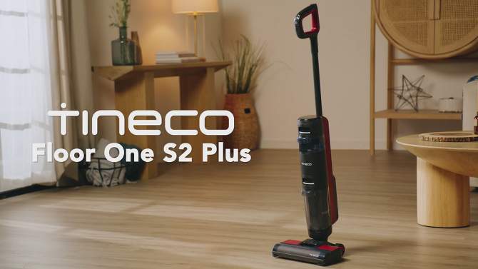 Tineco Floor One S2 Plus - Cordless Smart Wet/Dry Vacuum Cleaner and Hard Floor Washer, 2 of 14, play video