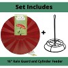 JCS Wildlife 16" Metal Rain Guard and Cylinder Feeder Kit - 3 of 4