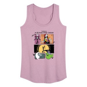 Women's - Disney - The Nightmare Before Christmas Graphic Racerback Tank - 1 of 4