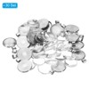 Unique Bargains Photo Jewelry Making Pendant Trays with Glass Gemstones 30 Sets - 3 of 4