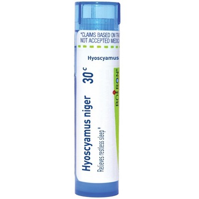 Hyoscyamus Niger 30C by Boiron Homeopathic Single Medicine For Stress & Sleep  -  80 Pellet