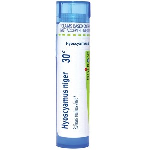 Hyoscyamus Niger 30C by Boiron Homeopathic Single Medicine For Stress & Sleep  -  80 Pellet - 1 of 3