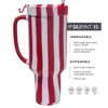 Silipint: Silicone 64oz Straw Tumbler: Peppermint Stripe - 2 of 4