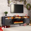 AMERLIFE Floating TV Stand with 40" Electric Fireplace - 3 of 4
