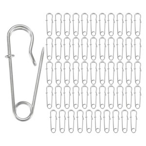 Unique Bargains Large Safety Spring Lock Blanket Bulk Pins 60 Pcs - 1 of 4