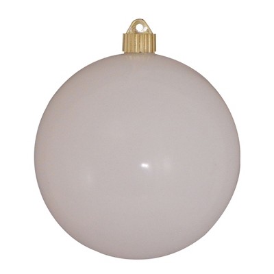 Christmas by Krebs Matte Pure White Shatterproof Christmas Ball Ornament 8" (200mm)