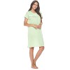 Casual Nights Women's Super Soft Yummy Nightshirt, Short Sleeve Nightgown, Night Dress with Fun Prints & Patterns - 2 of 4