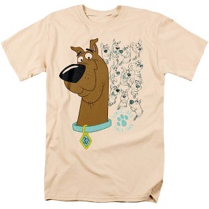 Scooby Doo Evolution Of Scooby Doo Adult T-Shirt - 1 of 4