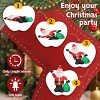 FURNIinspire Decorative Holiday Scene Props Christmas Inflatable Santa Claus with Large Gift Bag Decor for Lawn, Mall, Multicolored, 35.4"*59.1"*72.1" - 4 of 4