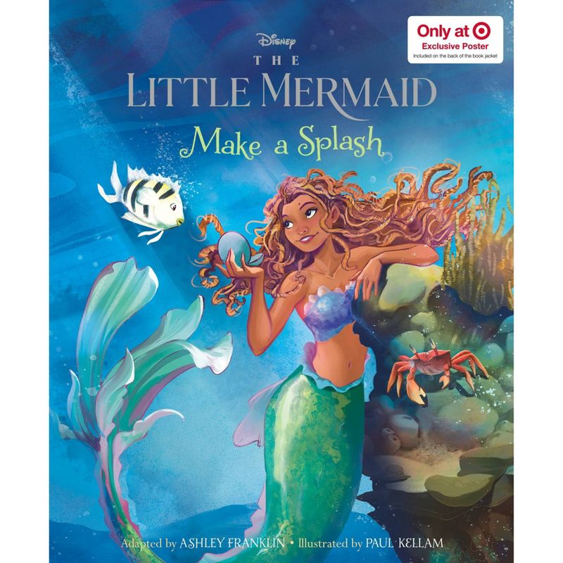 Little Mermaid: Make a Splash - Target Exclusive Edition by Ashley Franklin (Hardcover), 1 of 7