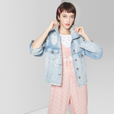 target womens denim jacket