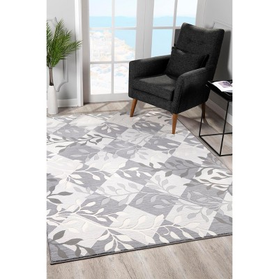 Rug Branch Contemporary Abstract Floral Indoor Rug